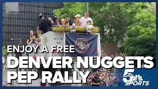 Free Denver Nuggets pep rally happening Thursday evening ahead of playoffs