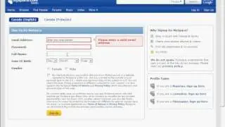 how to sign up for myspace