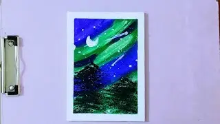 Happy new year 2026 scenery drawing || easy scenery drawing |