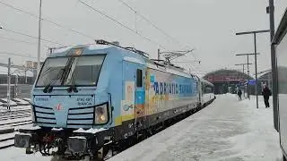 Vectron Adriatic Express z IC Saxonią relacji Wroclaw Gł&oacute;wny - Lipsk (Leipzig Hbf) 13.01.2026