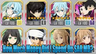 How Much Money Did I Spend On SAO MD? Account Showcase!