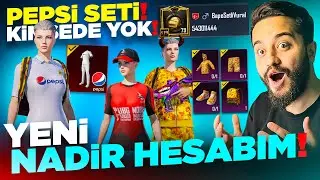 NADİR HESAP &Ccedil;ALDIM! PEPSİ SETİ (KİMSEDE YOK) FULL BAPE! BAYILACAKSINIZ! PUBG Mobile