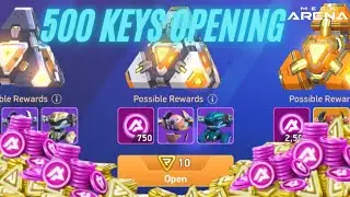 I OPEN 500 FORTUNE KEYS 🤯 | FORTUNE KEYS OPENING | MECH ARENA #mecharena #acoins