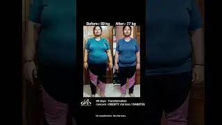 #gfs  did it again !! #Obesity #Diabetes reversed in  #60Days #RealTransformation ￼12kgs Lost 😍