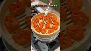 ₹180 Soya Mushroom Momos🤤🥵 | INDIAN STREET FOOD #shorts #momos #indianstreetfood