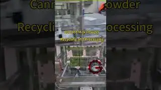 Automatic Can Opening Machine for milk powder can. #machine #factory