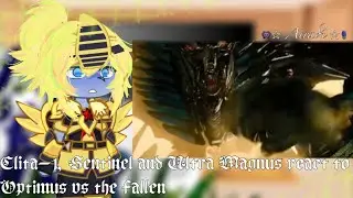 Elita-1, Sentinel and Ultra Magnus react to Optimus Vs the fallen || 👾☆ Airadi ☆🪻||🇺🇸||