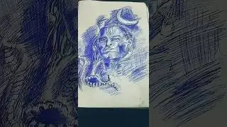 Jai Mahakaal, enjoy ASMR of pen hatching # artist keshav