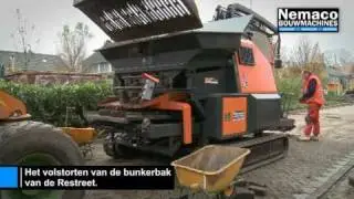 Machinaal herbestraten: De Revo Restreet van Nemaco Bouwmachines!