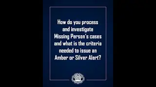 #AskFargoPD Question - Missing Person's Cases