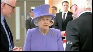 Britain's Queen Elizabeth in hospital with stomach bug