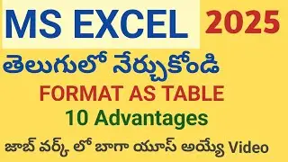 Excel Format as Table Full Tutorial | Advantages, Features, Real-Time Examples