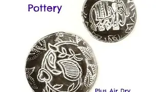 Air Dry Clay Boho Pottery Tutorial