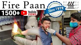 Fire Paan at Yadav Pan Shop since 1972 | Chocolate Icecream Paan | DryFruit Paan | Mumbai treet Food