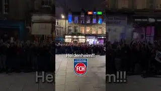 Heidenheim-Fans in Edinburgh!