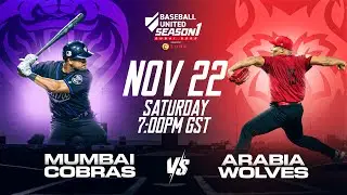 Mumbai Cobras vs Arabia Wolves Live Stream (Nov 22) | 2025 Baseball United Season One
