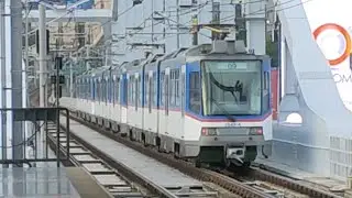 MRT-3 Trains at Guadalupe Station during rush hour (06/19/2025)