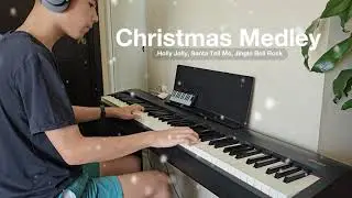 Christmas Medley Piano Cover | Holly Jolly, Santa Tell Me, Jingle Bell Rock