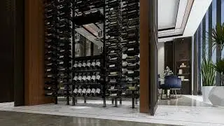 Wine Cellar Animation - 3D Rendering