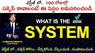 Vestige | స్కూల్ టీచర్ నుండి క్రౌన్ డైరెక్టర్ | Voice of the leader | Kambham Srinivas | C D