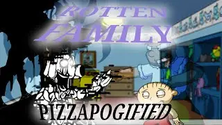 FNF x pibby family guy | ROTTEN FAMILY PIZZAPOGIFIED