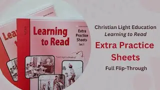 Extra Practice Sheets Flip-Through from Christian Light Education (CLE) Learning to Read