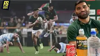 Damian de Allende on playing with UNPREDICTABLE Sacha Feinberg-Mngomezulu | Springboks Presser