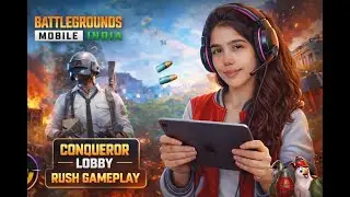 🔴CONQUEROR TOP 100 LIVE| RUSH GAMEPLAY | BGMI LIVE | #bgmilive #girlgamer #pubgmobile #game #live