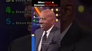 Why Is Steve Harvey Always the Right Answer?! 😂 | Family Feud Moment