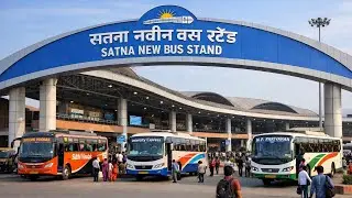 Satna ka Naya Divya-Bhavya Aadhunik Bus Stand | Purane Bus Stand Se Bada Badlav #satna #viralvideo 