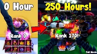I Spent 250 HOURS With Admin Powers Becoming A MASTER In Anime Eternal!