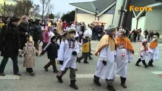 Břeclav: Tříkrálový průvod 7.1.2012