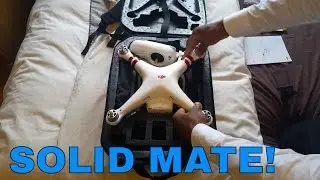 Anbee Hard Shell Backpack for DJI Phantom 3, 2, Vision (Visual Tour)