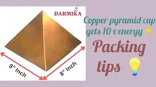 Darmika copper pyramid cap gets 10x energy⚡||Packing tips 💡💡|| Packing our best 👍product|#packing