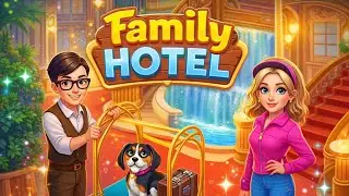 Family Hotel : love & match-3 | Chapter 1 & 2 | Gameplay | 