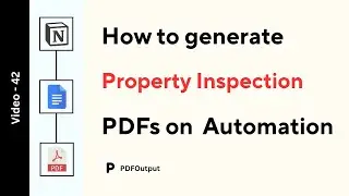 Property Inspection Form PDF (How to create property inspection PDFs in Notion)
