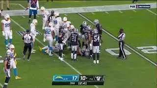 Hunter Renfrow HUGE Helmet-to-Helmet Collision on Punt Return