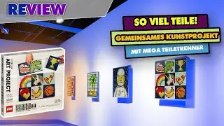 Bauen nach Zahlen 👨&zwj;🎨🖼️ LEGO&reg; Arts Gemeinsames Kunstprojekt 21226