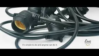 How to connect multiple sets of Festoon Lights