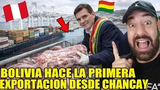 BOLIVIA hace la PRIMERA EXPORTACIÓN desde el PUERTO CHANCAY hacia CHINA!!
