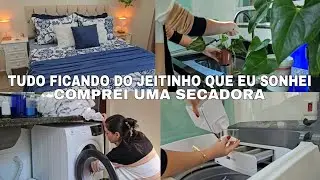 ROTINA DE CASA/ vamos ter novidades por aqui, chegou a secadora, limpeza e organização