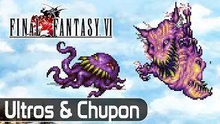 Final Fantasy VI Pixel Remaster - Ultros & Chupon Boss Fight | [PC]