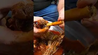 Sara Maal Da Diya #eating #mutton #nalli #handimutton