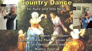 Country Dance for flute and alto flute