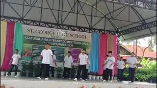 St George High School Cultural and Literary Competition 2025 Blue house senior choreography 