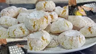 حلويات العيد/غريبة الكوك والسميدة مشققة ومعلكة اقتصادية وسهلة التحضير👌😋