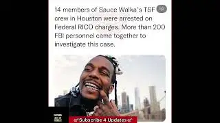 #saucewalka #Tsf members in #Houston have been arrested for #Rico charges #shorts #viral #trending