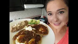 Huevos rancheros, huevos con migas y huevos a la canasta/3 desayunos/Marisolpink