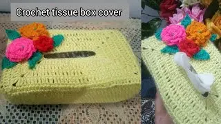 How to crochet tissue box cover (part 2)_crochet for beginner #crochet #viral #pakcreativechannel