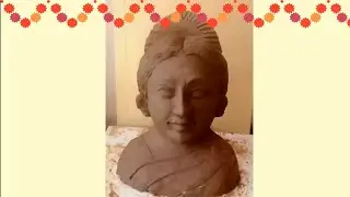 Gowri Making for Ganesha festival 🤩🎉. #subscribe #mudclay #Eco-freindly #Gowri #viral #like #comment